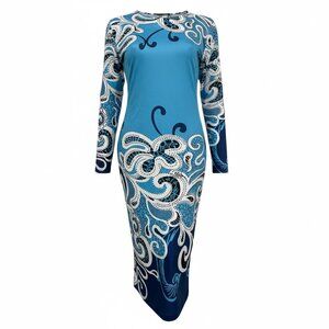 Iconic Abstract Print Dress